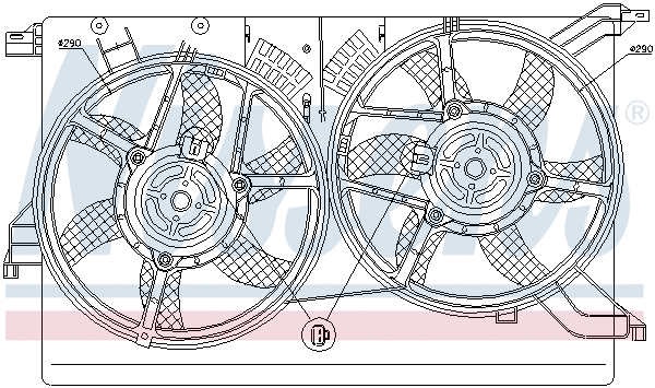 Fan, engine cooling (85578)