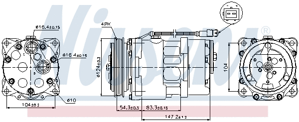 Compressor, air conditioning