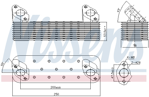 Oil Cooler, engine oil