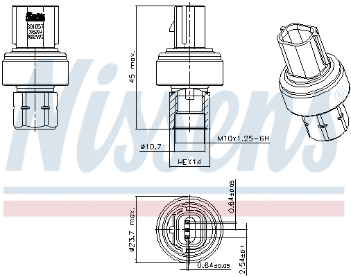 Pressure Switch, air conditioning