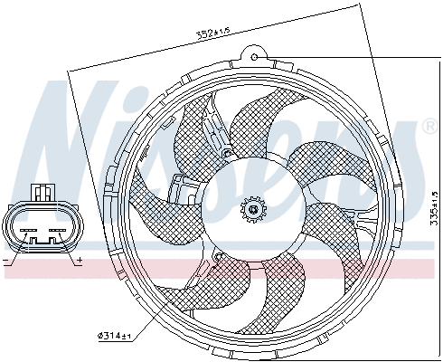 Fan, engine cooling