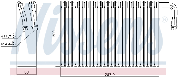 Evaporator, air conditioning