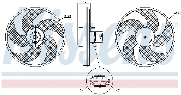 Fan, engine cooling