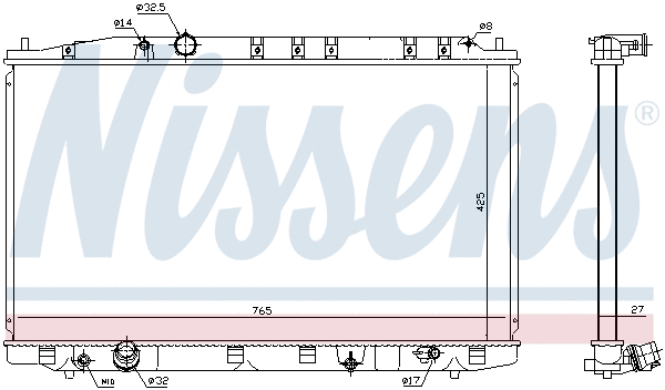 Radiator, engine cooling