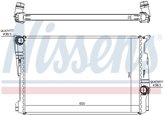 Radiator, engine cooling