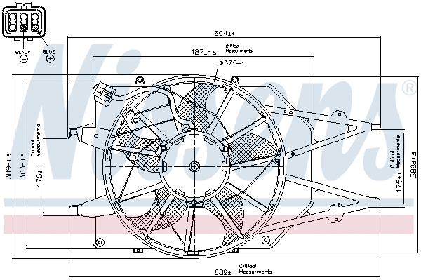 Fan, engine cooling