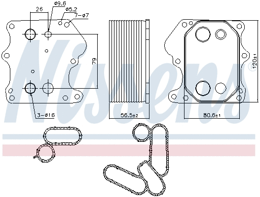 Oil Cooler, engine oil