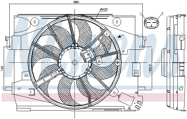Fan, engine cooling