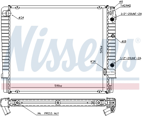 Radiator, engine cooling