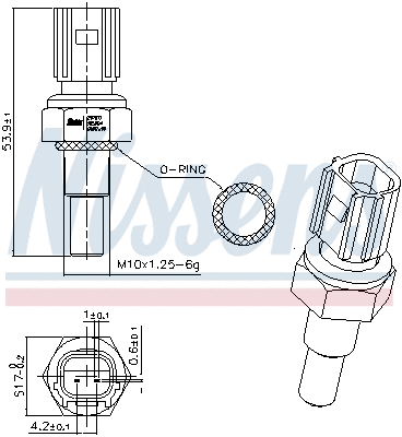 Sensor, coolant temperature