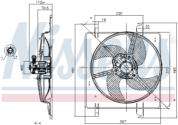 Fan, engine cooling