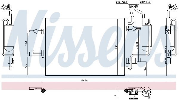Condenser, air conditioning
