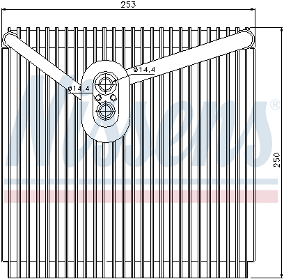 Evaporator, air conditioning