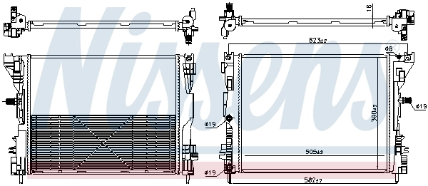 Radiator, engine cooling