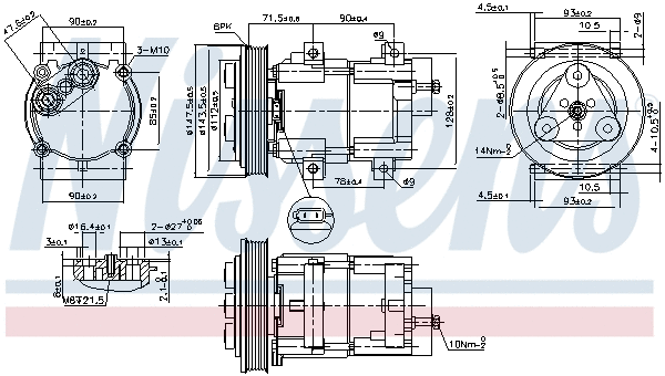 Compressor, air conditioning