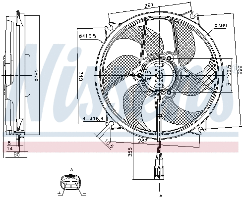 Fan, engine cooling