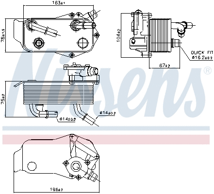 Oil Cooler, automatic transmission