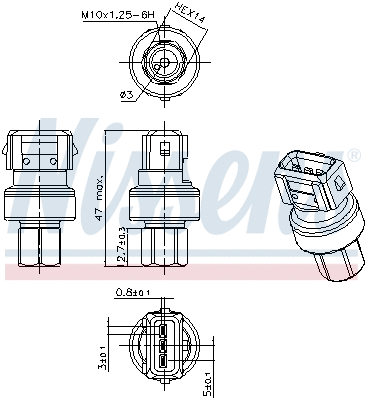 Pressure Switch, air conditioning