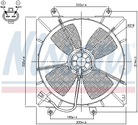 Fan, engine cooling