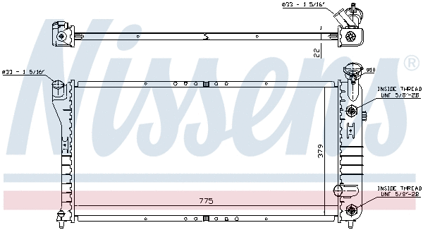Radiator, engine cooling