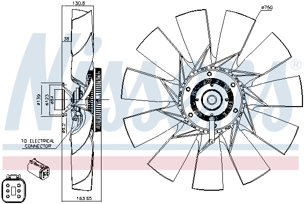 Clutch, radiator fan