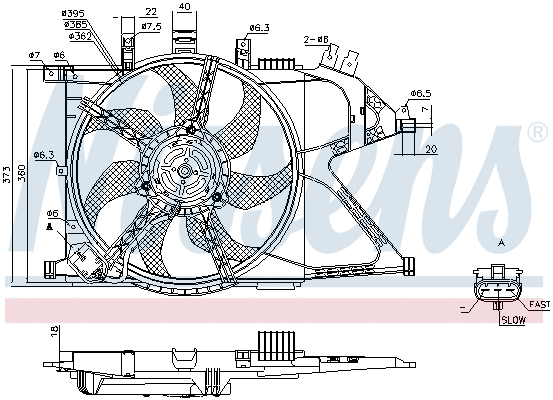 Fan, engine cooling
