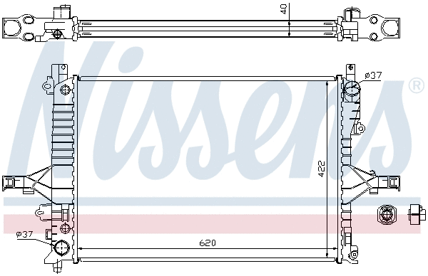 Radiator, engine cooling