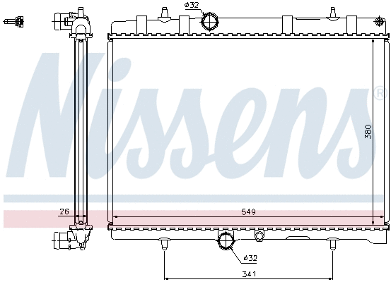 Radiator, engine cooling