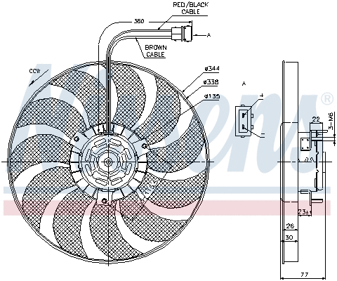 Fan, engine cooling