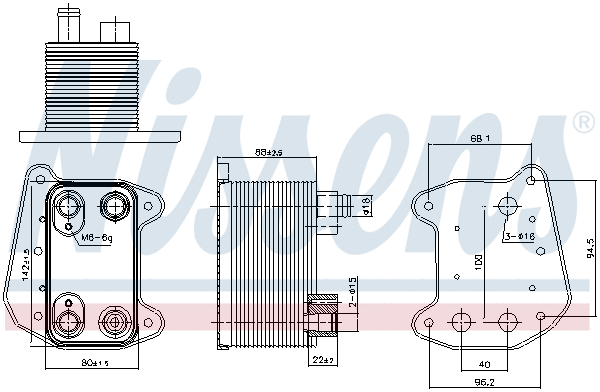 Oil Cooler, engine oil