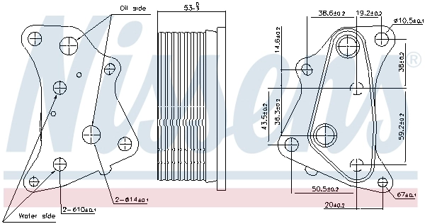 Oil Cooler, engine oil