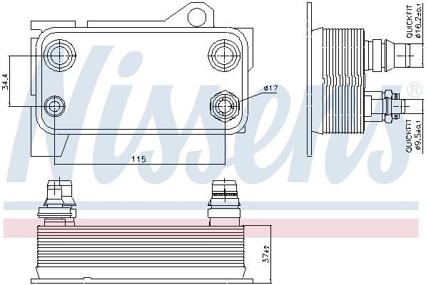 Oil Cooler, automatic transmission