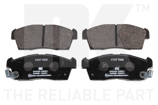 Brake Pad Set, disc brake (225225)