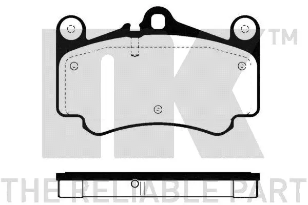 Brake Pad Set, disc brake (225609)