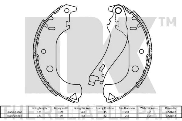 Brake Shoe Set