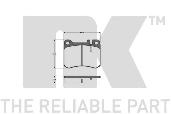 Brake Pad Set, disc brake (223314)