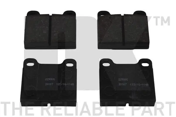 Brake Pad Set, disc brake (229906)