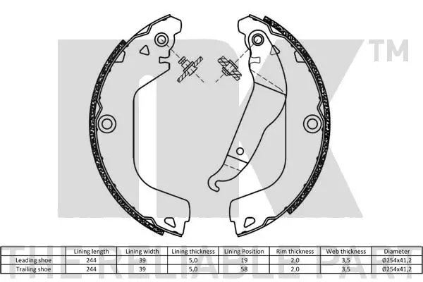 Brake Shoe Set