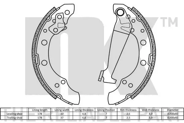 Brake Shoe Set