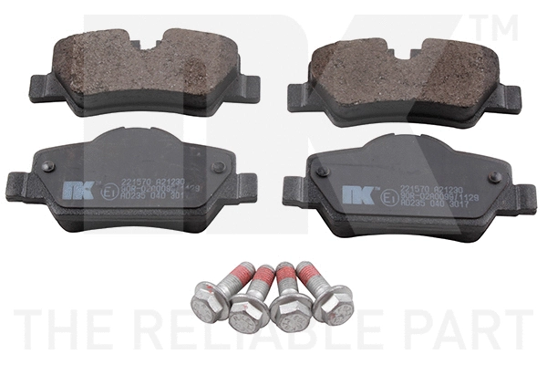 Brake Pad Set, disc brake (221570)