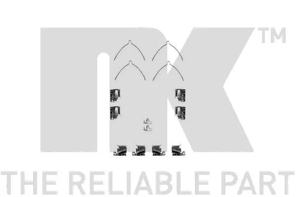 Accessory Kit, disc brake pad (7945268)