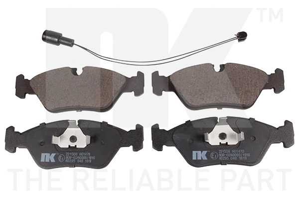 Brake Pad Set, disc brake (221506)