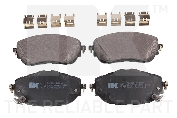 Brake Pad Set, disc brake (224599)