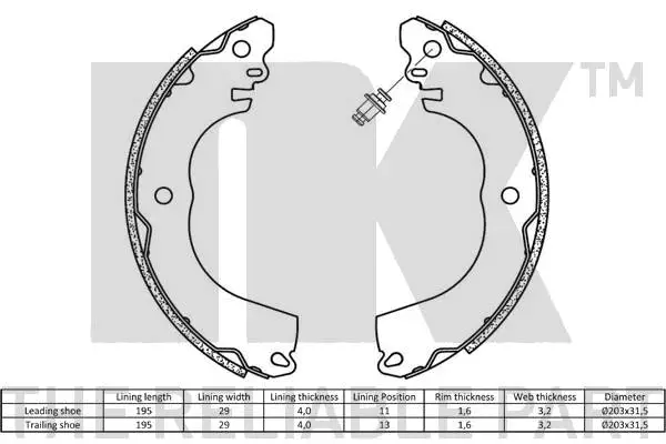 Brake Shoe Set