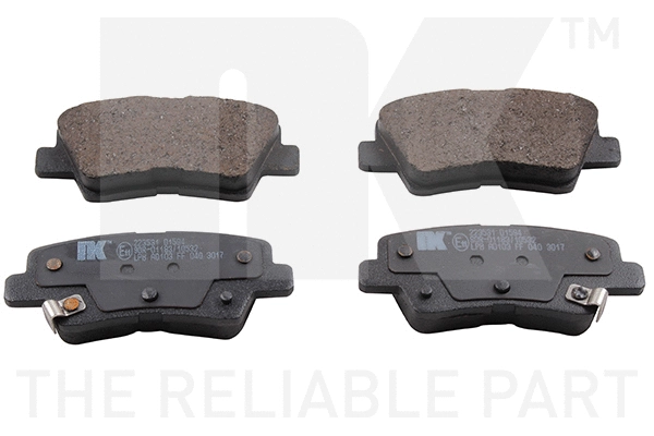 Brake Pad Set, disc brake (223531)