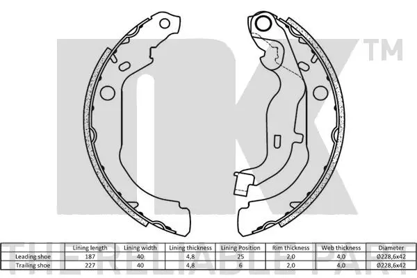 Brake Shoe Set