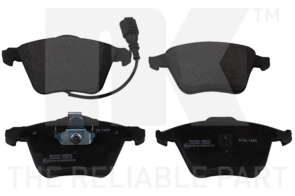 Brake Pad Set, disc brake (224787)