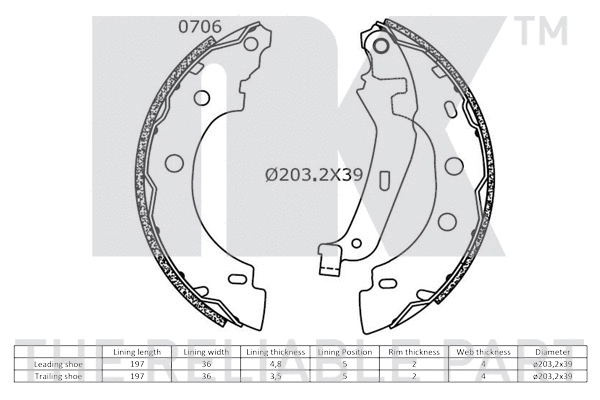 Brake Shoe Set