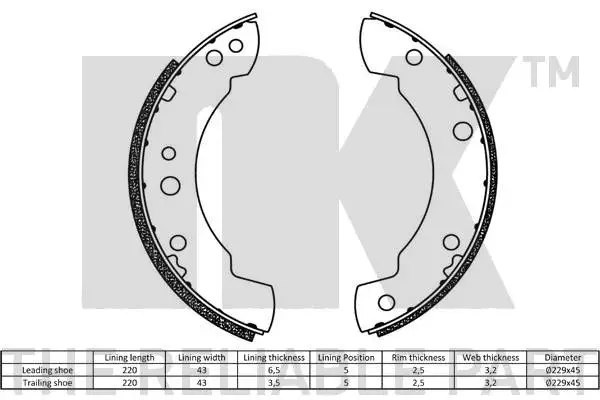 Brake Shoe Set