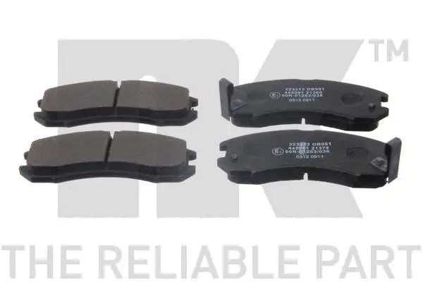 Brake Pad Set, disc brake (223213)